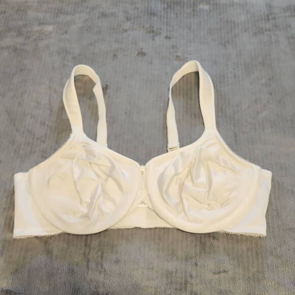 Wacoal Women's Bodysuede Underwire Bra Size 40C White 85185 - Picture 1 of 3